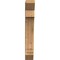 Ekena Millwork Imperial Slat Rough Sawn Bracket, Western Red Cedar, 4"W x 16"D x 28"H BKT04X16X28IMP06RWR - alternate 2